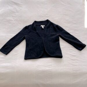 Anthropologie Lucy & Laurel Angora and Wool Blend Cropped Sweater Size Small